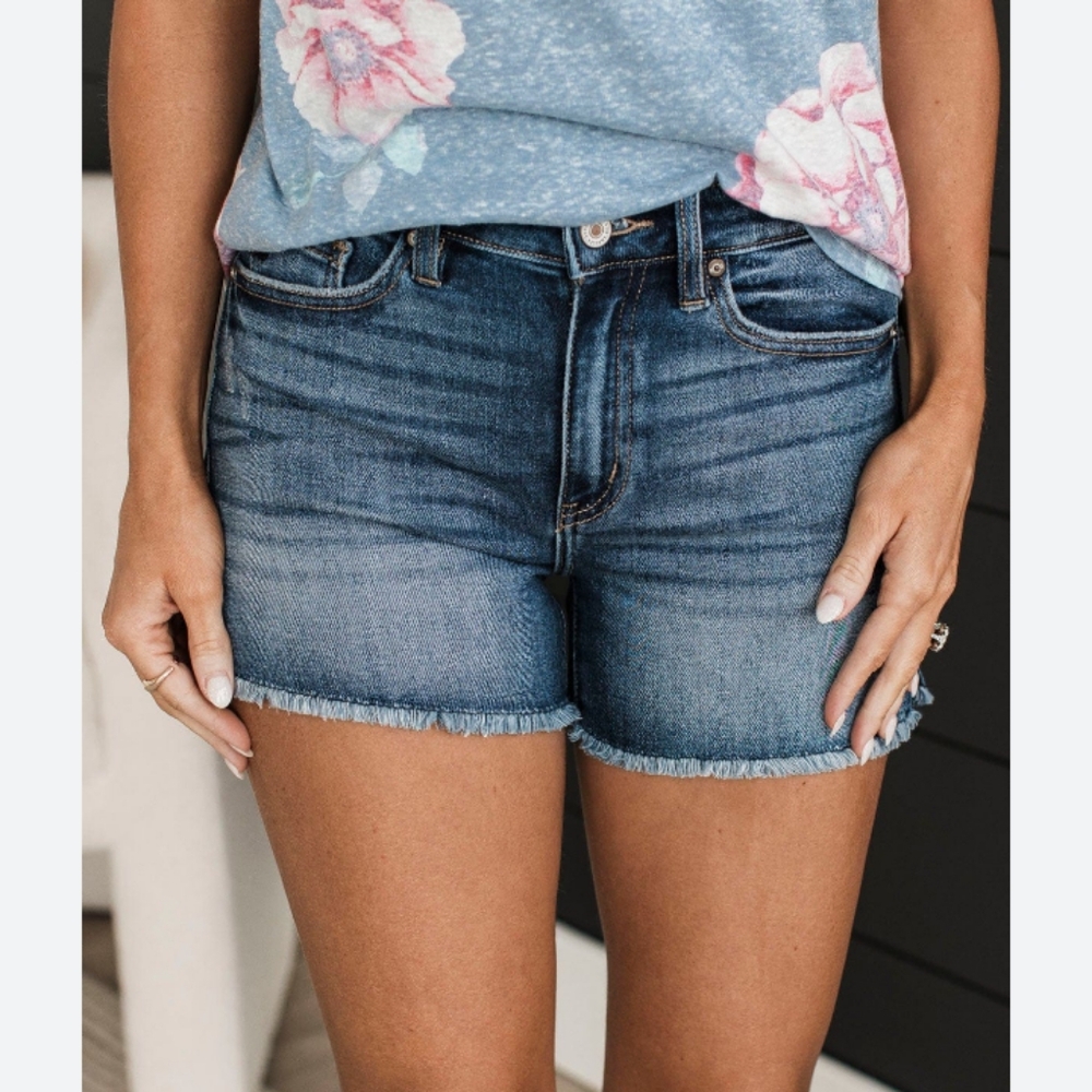 Kan Can Denim Co Women's Blue  Shorts